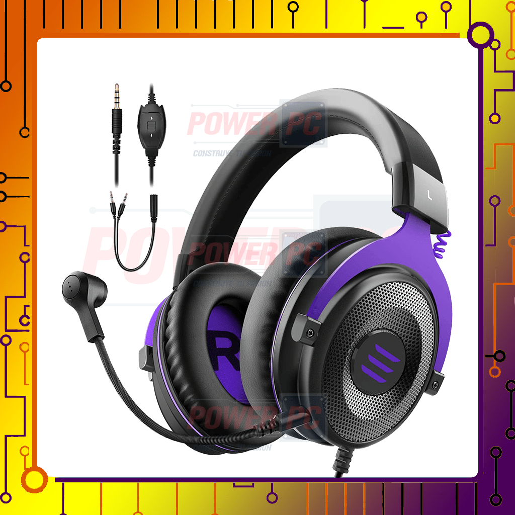 Cascos Gaming PS4 Audifonos Auriculares Gamer PC Xbox One Gaming Con  Microfono