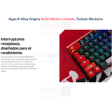 HyperX Alloy Origins Itachi Edición Limitada, Teclado Mecánico