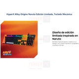 HyperX Alloy Origins Naruto Edición Limitada, Teclado Mecánico