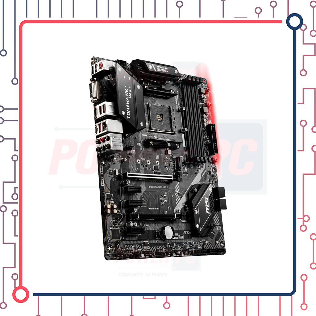 Msi b450 discount tomahawk max especificaciones