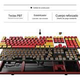 Hexgears X5 Iron Man teclado mecánico inalámbrico y con cable