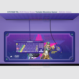 K70 RGB TKL JOJO Stone Ocean Teclado Mecánico Gamer - Edición Jotaro
