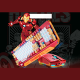 MACHENIKE K7 Edición Iron Man Teclado Mecánico, Interruptor Rojo