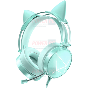 Auriculares Gamer Verde Menta