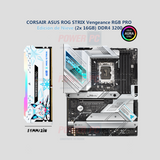 CORSAIR ASUS ROG STRIX Vengeance RGB PRO Edición de Nieve (2x 16GB) DDR4 3200