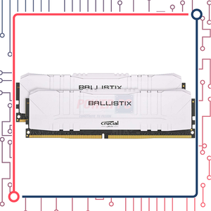 Crucial Ballistix 3200 MHz DDR4 16GB (8GBx2) CL15 (BLANCO)