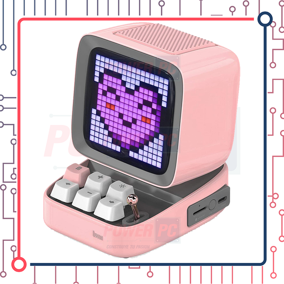 Divoom Ditoo Retro Pixel Art Game Altavoz Bluetooth(rosa)