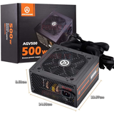 Fuente de poder 500W 80+ Bronze ARESGAME