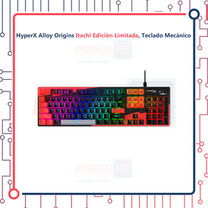 HyperX Alloy Origins Itachi Edición Limitada, Teclado Mecánico