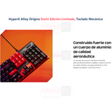 HyperX Alloy Origins Itachi Edición Limitada, Teclado Mecánico