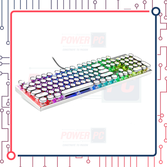 Combo mini teclado gamer 35 teclas y mouse de 6400 DPI,RGB – PowerPCmx