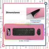 Rosa RGB - Alfombrilla de ratón para juegos
