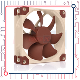 Noctua NF-A9 PWM, 4 pines (92 mm, marrón)